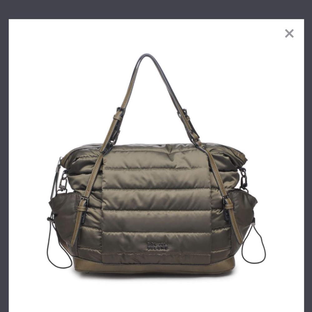 Sol and Selene rain check yoga tote gym bag